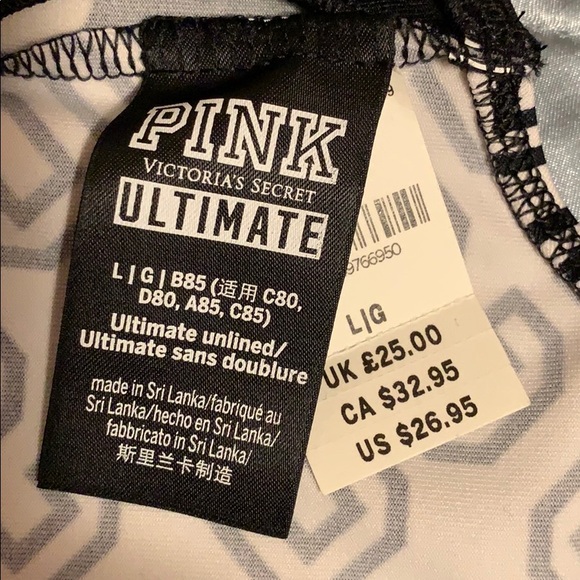 PINK Victoria’s Secret Ultimate Sports Bra NWT - Picture 4 of 5